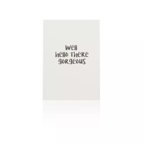 Wenskaart luxe well hello there